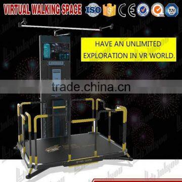 HTC Vive vr Game Walker Standing Up Virtual Reality Simulator With vr Infinite Space Walking Platform