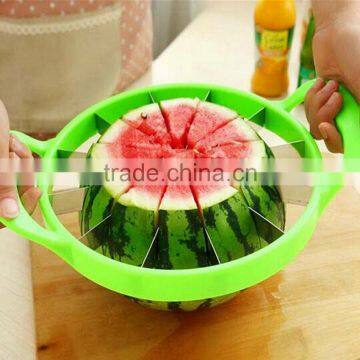 Watermelon Cantaloupe Melon Cutter Stainless Steel Kitchen Fruit Divider Slicer