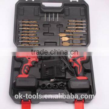2016 New Type Cordless Drill 18V LI-battery Power Drill And Power Impact