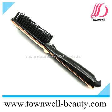Hair Straightening Brush Straightener Brush With Ion Generator photo-4