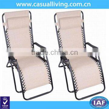 Outdoor Lounge Patio Pool Folding Reclining Zero Gravity Chairs,Set of 2