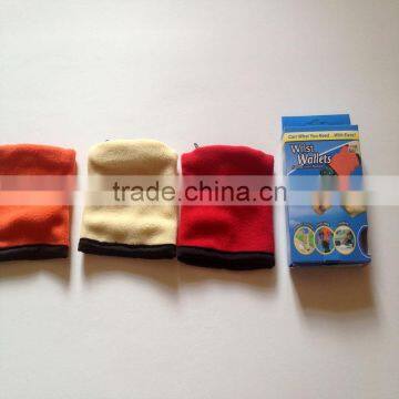 Multi-function Wrist Wallets Zippered Wrist Pouch 3 in 1 Wristbands Wallets photo-2