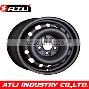 Steel car wheel