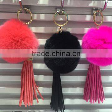 Trendy Rabbit Fur Key Chain K024-006 photo-2