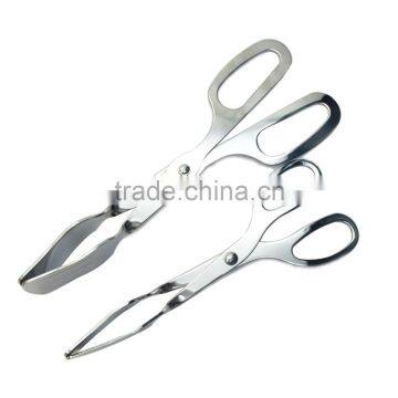 Wholesale Gold Color Planted BBQ Stainless Steel Serving Food Tongs photo-5