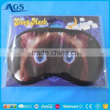 Cute Animal Cartoon Cat Custom Printed Eye Mask for Kids photo-2