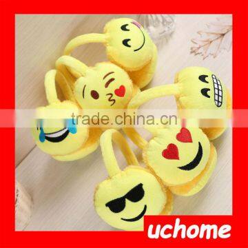 UCHOME Emoji Earmuff/Plush Emoji Emoticons Warm Earmuff