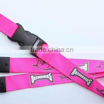 Silk-screen printing nylon lanyards