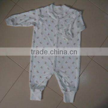 Organic Printed Romper_100% Organic Cotton Comfortable Baby Body Suit and Organic Printed Long Sleeve and Short Sleeve Baby Bod photo-5