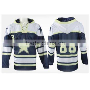 2017 Professional sublimated hockey jersey hoodies dri fit hoodies customized hockey hoodie