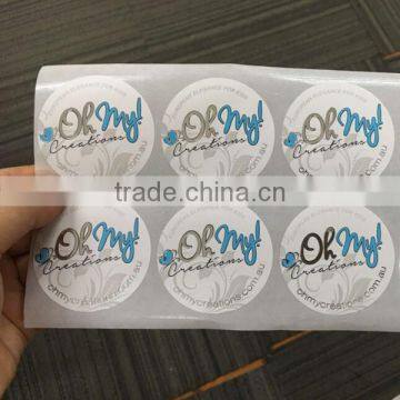 China Cheap Custom Printing Waterproof Adhesive Vinyl Sticker Label