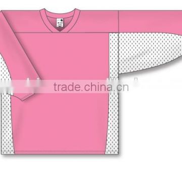 100% Polyester Blank Plain Custom Cheap Hockey Jersey