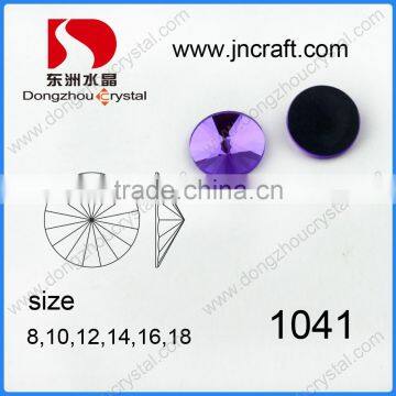 DZ-1041 Round Flat Back Glass Stones for Clothing photo-4
