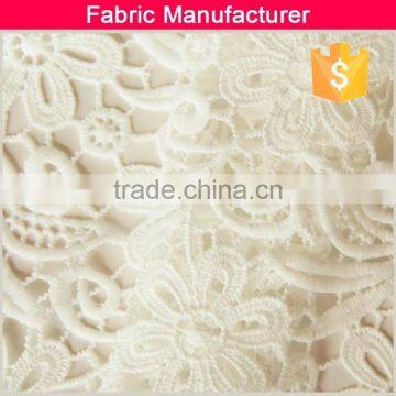 for Lady Skirts Embroidery High End 100% Polyester Material Embroidery Lace Fabrics