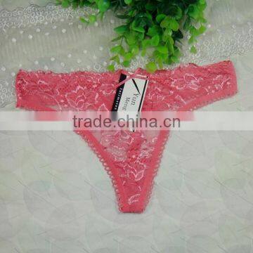 Sexy Transparent Lace Ladies Paties Stocklot Lady G-string Funny Thongs For Women photo-4