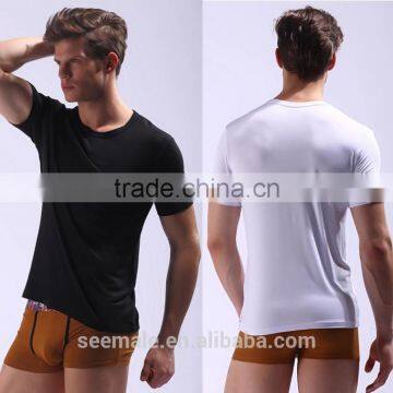 High Quality 100% Cotton Tee Shirt Custom photo-2