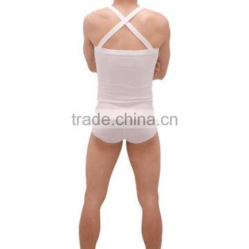 New Arrival 2014 Men Slim Stringer Vest 100% Cotton Square Collar SU15002 photo-6