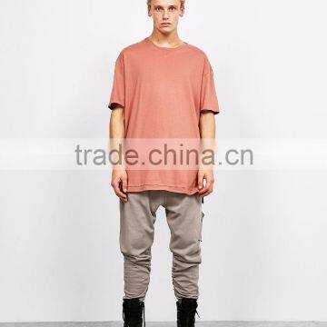MGOO Wholesale Cotton Plain Streetwear Fashion Softex Round Neck T-Shirts OEM Big Quality T-shirt Manufacturer photo-5