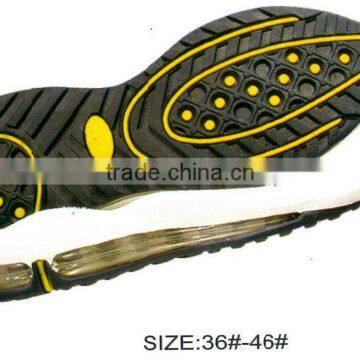 2013 wholesale running sole Men's air cushion phylon sole