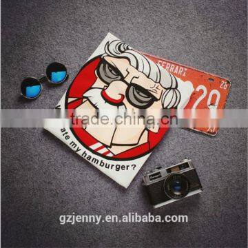 Summer Street Short Tee Cartoon Old Man Printing Dry Fit T Shirt photo-5