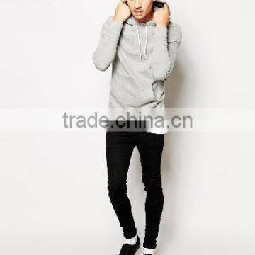 2015 Fashion Simple Design Mens Sweatshirt Extra Long photo-5