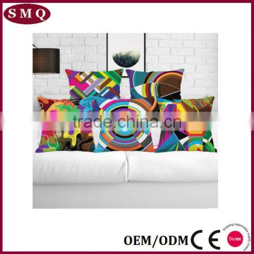 Abstract geometric painting pillow cushion