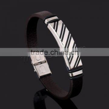 Jewelry Leather Bracelet Mens Leather Bracelet Leather Bracelet Cowhide Bracelet photo-2