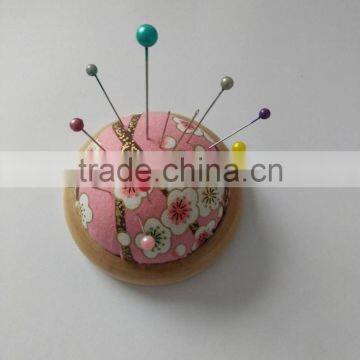 pin cushion with wooden base OEM service