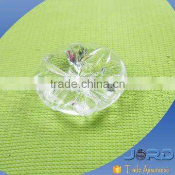 low price decorative clear acrylic crystal button