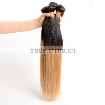 Hot New Products For 2015 Peruvian Virgin Hair, Quality 8"-30" Ombre Hair T1B/27 Straight Peruvian Human Hair Weaves photo-4