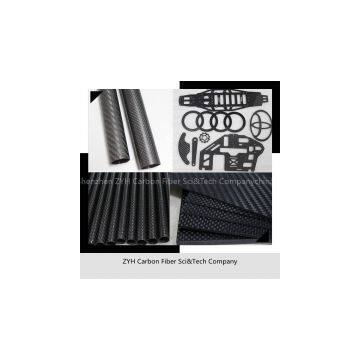 3K Twill Glossy Carbon Fiber Tube 25*23*1000mm photo-2