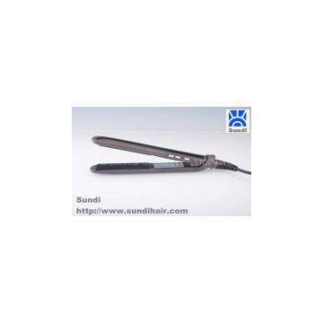 MCH heater LCD hair straightener