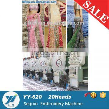 YY-620 Double sequins computerized Embroidery Machine