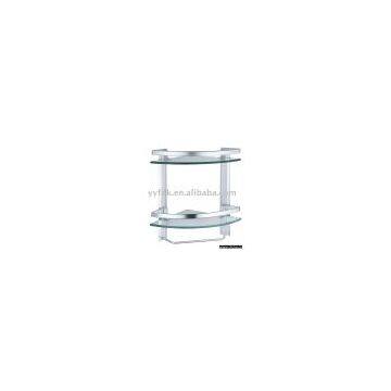 aluminum glass shelf