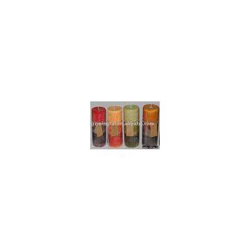 Harvest Tri-Color Candle