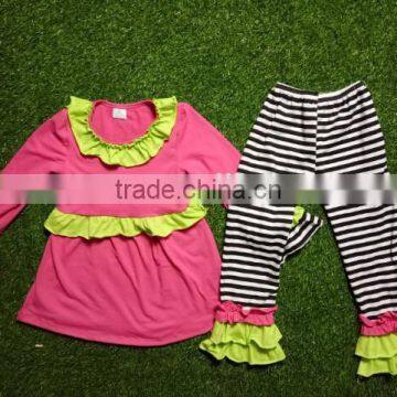 Girls Autumn Clothing Set Casual Patched on Knee Children Wear Fancy Kids Stylish Suits Wholesale Children's Boutique Clothing photo-5