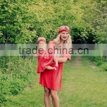 Dresses Summer Dress Daughter Mom Children Fancy Dress photo-2