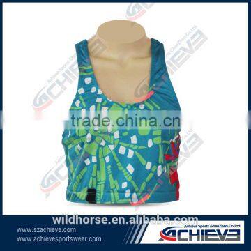 Sports uniform custom sports bras