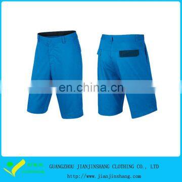 Modern Design 100% Polyester Solid Color Golf Shorts For Men