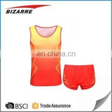 Customized Running Wear Running Singlet With Shorts Set photo-5