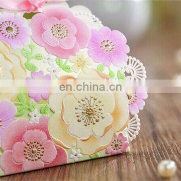 Fancy Paper GIft Favor Box With Ribbon