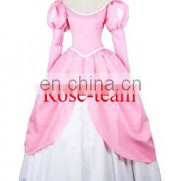 Rose-team Fantasia Anime Sexy Carnival Halloween Pink The Little Mermaid Princess Ariel Dress Costume Sexy Carnival Halloween Co photo-2