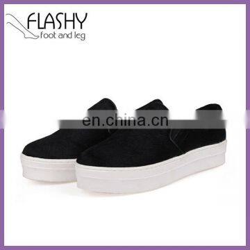 Wholesale black horse hair sneakers mens casual shoes sneakers