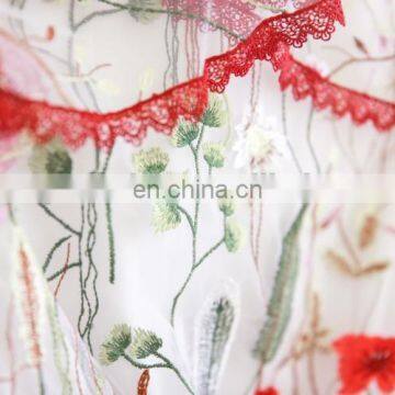 Latest Fashion Dress Designs Pretty Women Long Sleeve Floral Ruffle Casual Dresses With Cold Shoulder photo-6