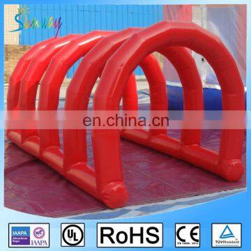 2.44x1.22x1mH Red Inflatable EntranceTunnel For Kids Sport Game