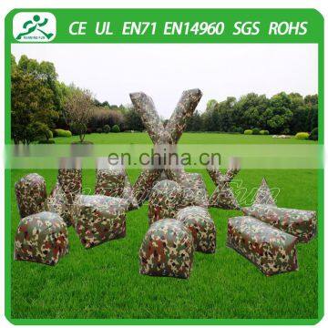 Inflatable military bunker paintballs, commercial paintball bunkers from Running Fun