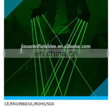 wholesale china factory 10 pieces Green color laser gloves For led robot costume