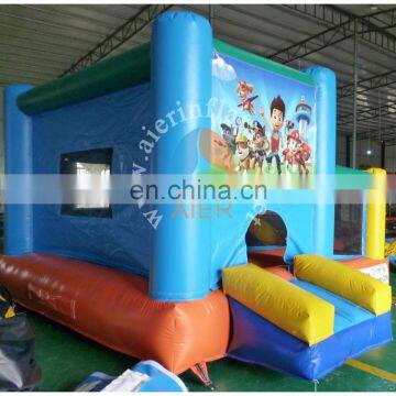 China inflatable carton bouncy house / inflatable toys castle for kids