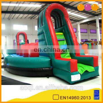 AOQI giant fun city with sphere obstacle children amusement equipment inflatable fun city for promotion