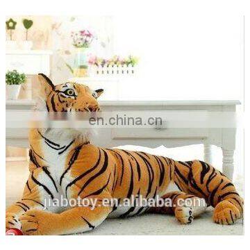 Life size Giant ,realistic tiger plush toy wild animal different style plush tiger posed in a realistic stance.